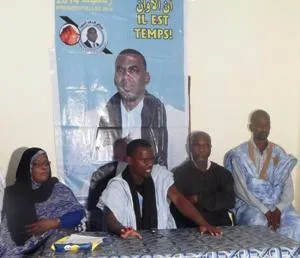 حانب من تجمع نظمه أنصار حركة ايرا في نواذيبو