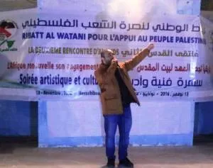 غني المنشد الفلسطيني عبد الفتاح أعوينات لسكان نواذيبو وتفاعلوا معه (