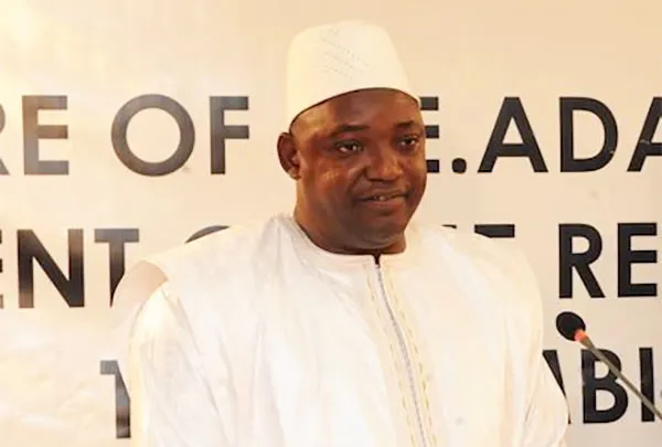 آدما بارو الرئيس الغامبي المنتخب.