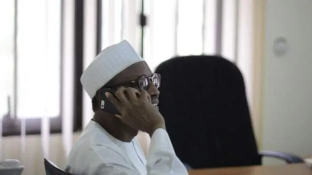 الرئيس النيجيري محمدو بخاري.