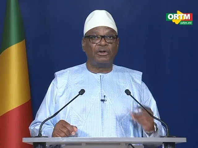 الرئيس المالي ابراهيم بوبكر كيتا.