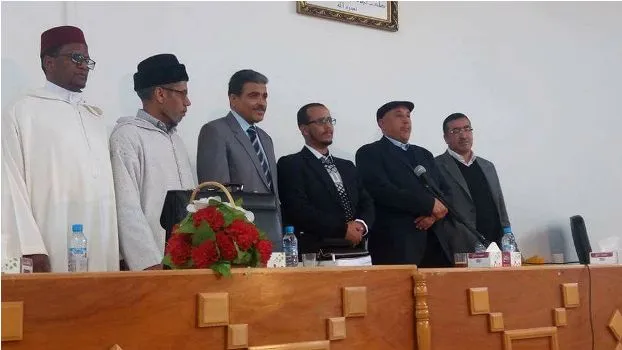 لباحث الموريتاني علي محفوظ مع لجنة النقاش