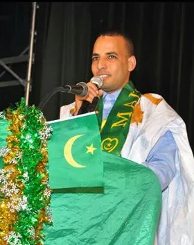 رئيس رابطة الطلاب والمتدربين الموريتانيين بتونس إبراهيم ولد سيدي ال