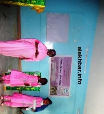 زهرات الجمعية قدمن وقفات فنية في الحفل (تصوير الأخبار)