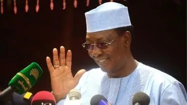 الرئيس اتشادي إدريس ديبي أتنو.