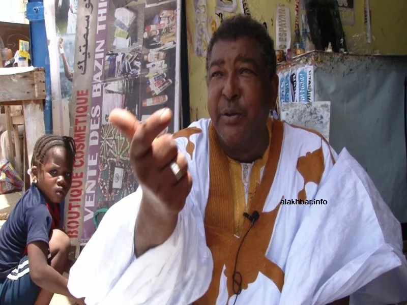 الفنان الراحل باب ولد النانه في لقاء سابق مع الأخبار