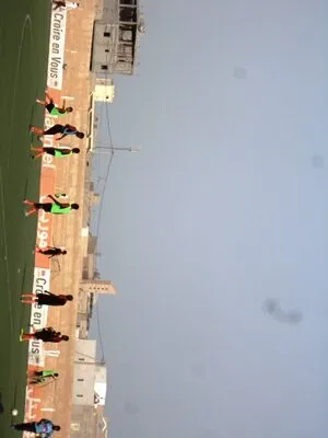 نادي أف س نواذيبو في حصة تدريبية بنواذيبو (أرشيف الأخبار)