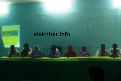 جانب من حضور الندوة مساء اليوم في المدينة/ تصوير الأخبار