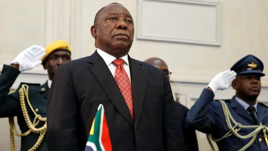سيريل رامافوسا: رئيس جنوب إفريقيا.