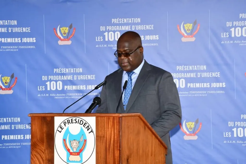 الرئيس الكونغولي فيليكس تشيسكيدي.