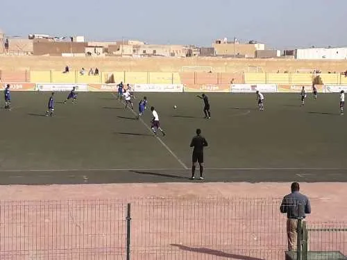 جانب من لقاء دربي الشمال الذي جمع الكدية باسنيم في مدينة نواذيبو