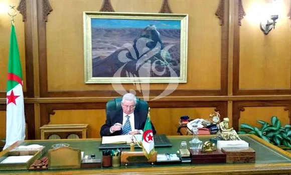 الرئيس الجزائري المؤقت عبد القادر بن صالح 