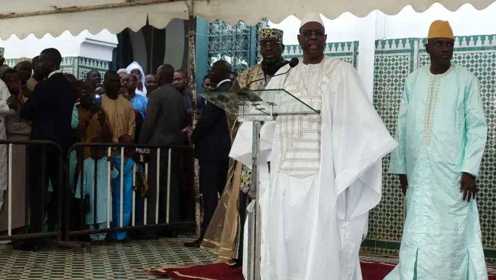 الرئيس السنغالي: ماكي صال لدى إعلان تصريحه