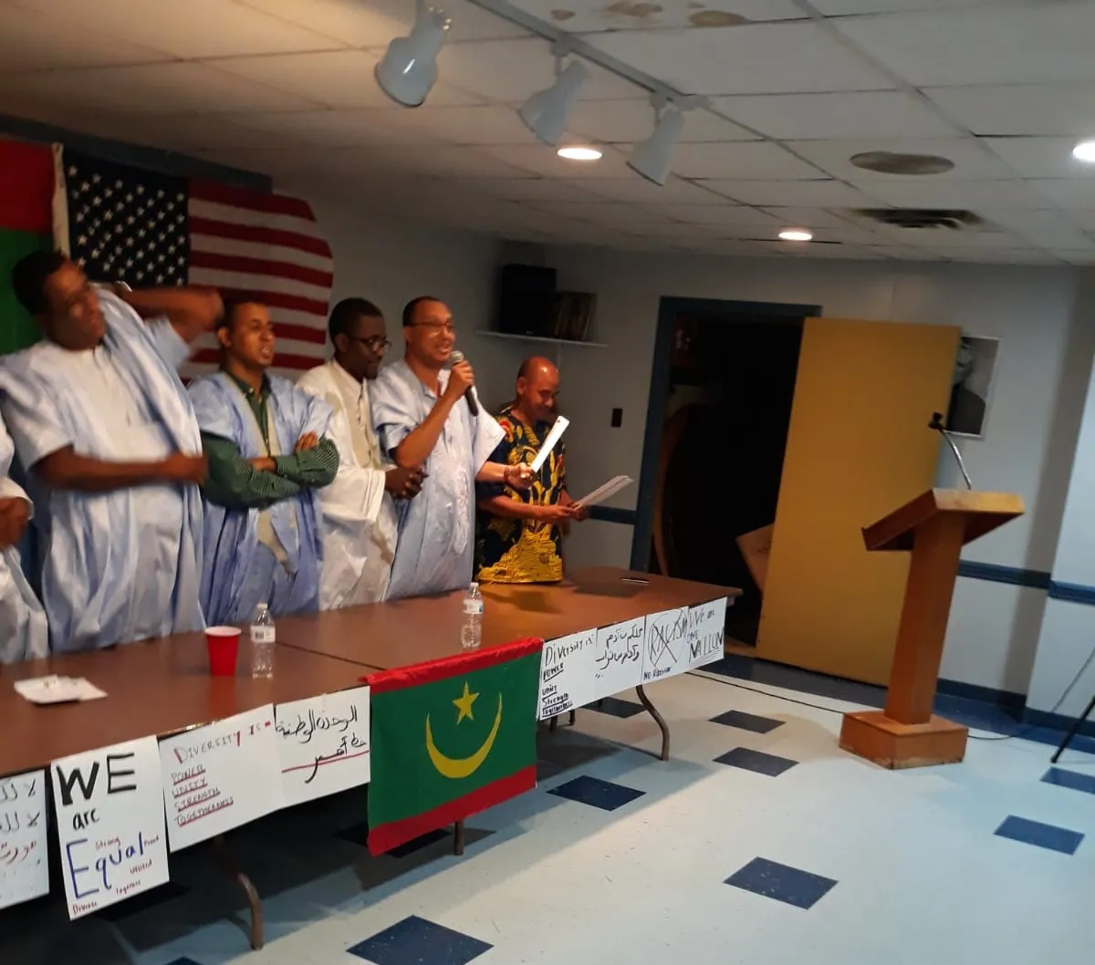 جانب من النشاط التحسيس حول الوحدة الوطنية