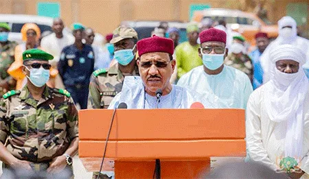 الرئيس النيجري محمد بازوم