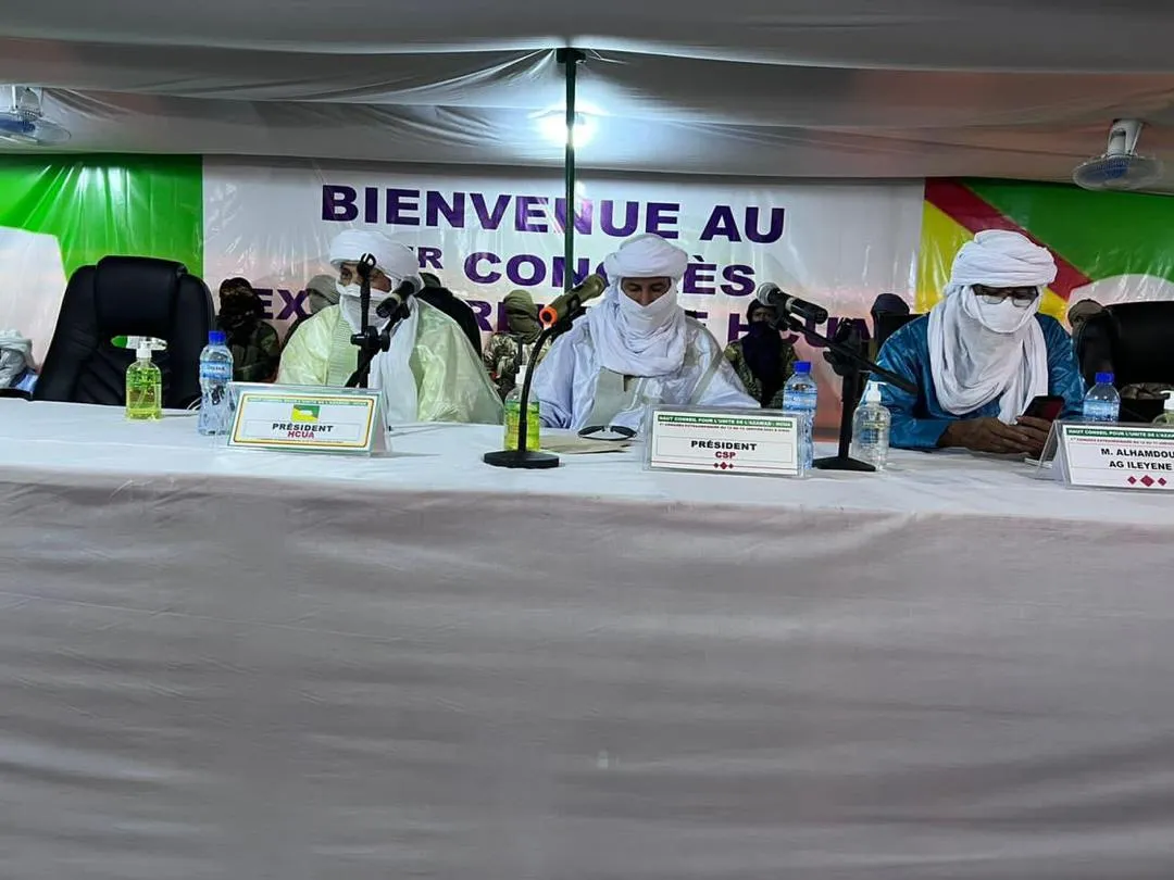 قادة في المجلس خلال مؤتمر منتصف يناير الماضي في كيدال