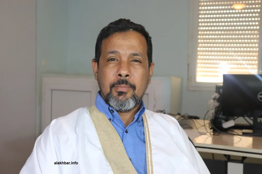 منسق "نداء الثامن سبتمبر" أحمد هارون الشيخ سيديا خلال حديثه لوكالة ال