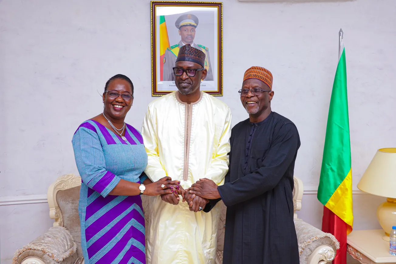 وزراء خارجية مالي وبوركينا فاسو والنيجر 