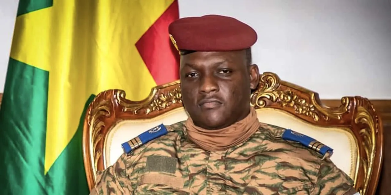 الرئيس الانتقالي لبوركينا فاسو النقيب إبراهيم تراوري 