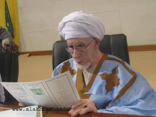 الرئيس الشرفي لهيئة العلماء الموريتانيين العلامة حمد ولد التاه رحمه