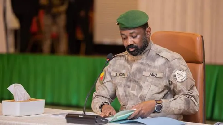 الرئيس الانتقالي المالي العقيد عاصيمي غويتا