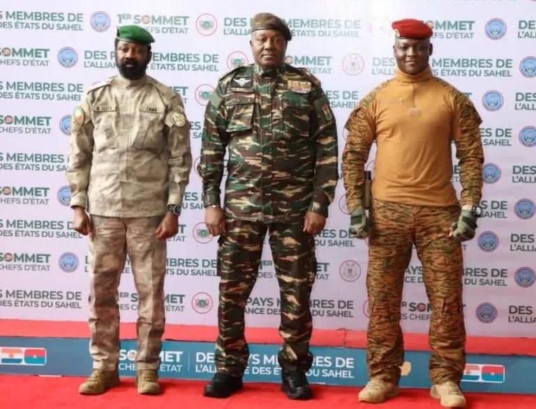 قادة تحالف دول الساحل 