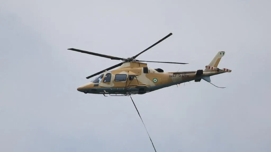 Nigeria-Armee-Helicoptere