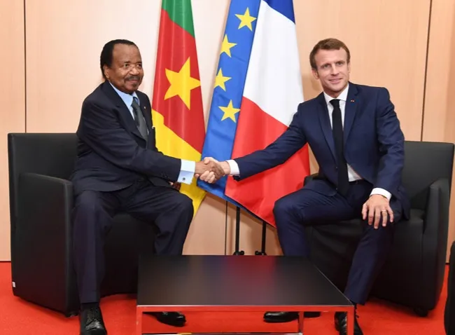 bilateral-Paul-Biya-Emmanuel-Macron-in