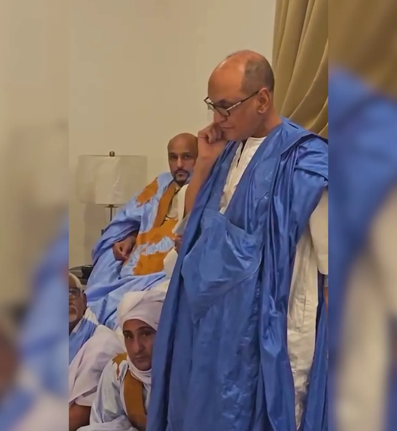 رئيس المحكمة العليا الشيخ أحمد ولد سيد أحمد في اجتماع سياسي تحضيرا ل?