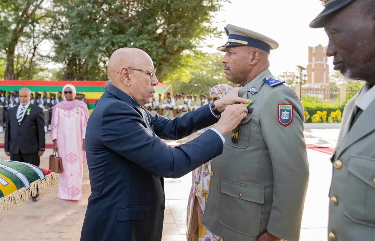 ولد الغزواني خلال توشيخ القائد الجديد للأمن المقرب له المساعد أول مح