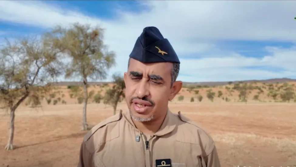 مدير تمرين "صقر العصابة" العسكري العقيد الطيار أحمد طالب أحيمد