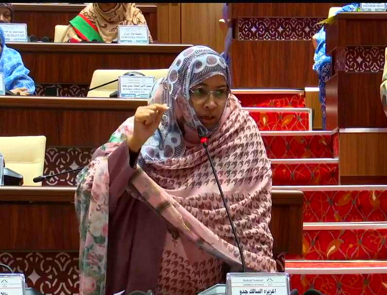 البرلمانية عن مقاطعة نواذيبو عزيزة جدو