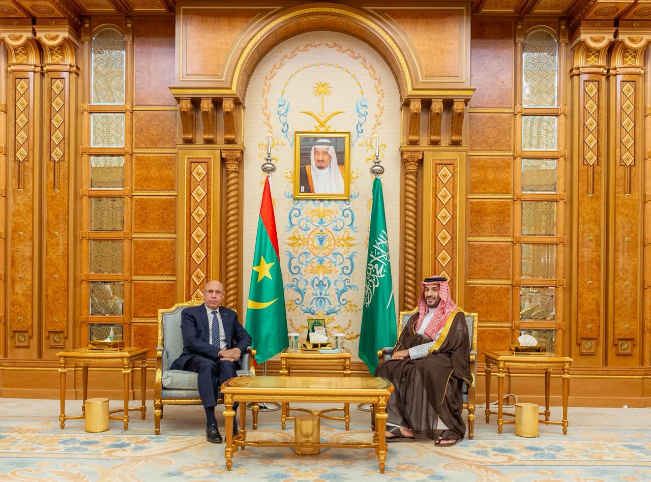 غزواني يلتقي بن سلمان ويشارك في مؤتمر دولي بالرياض